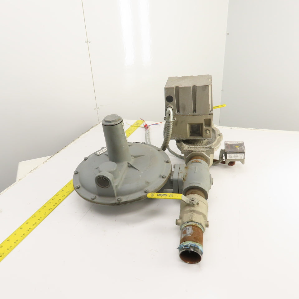 Honeywell V4055D 1019 120V G-LP Gas Valve Actuator W/ Sensus 243-12 Regulator