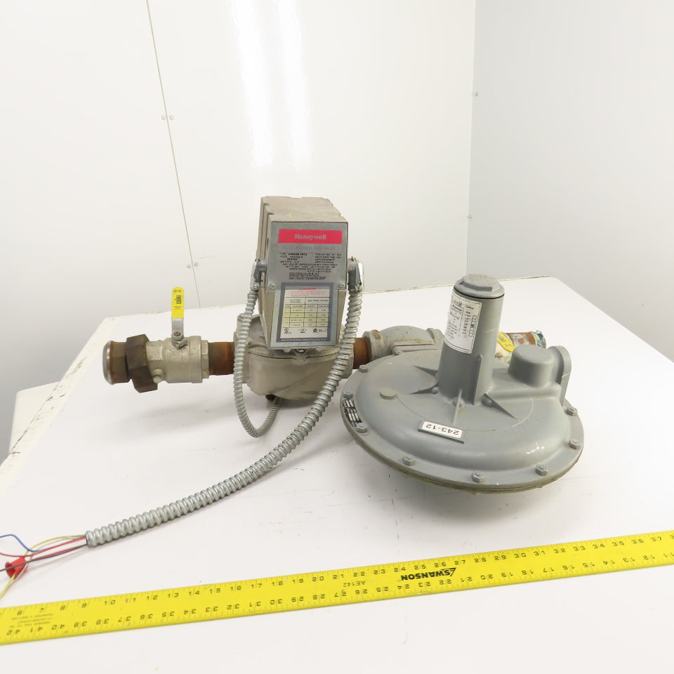 Honeywell V4055D 1019 120V G-LP Gas Valve Actuator W/ Sensus 243-12 Regulator