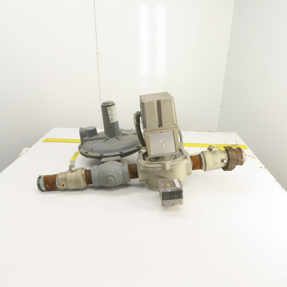 Honeywell V4055D 1019 120V G-LP Gas Valve Actuator W/ Sensus 243-12 Regulator