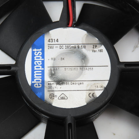 ebm Papst 4314 24VDC Cabinet Cooling Fans Lot Of 3