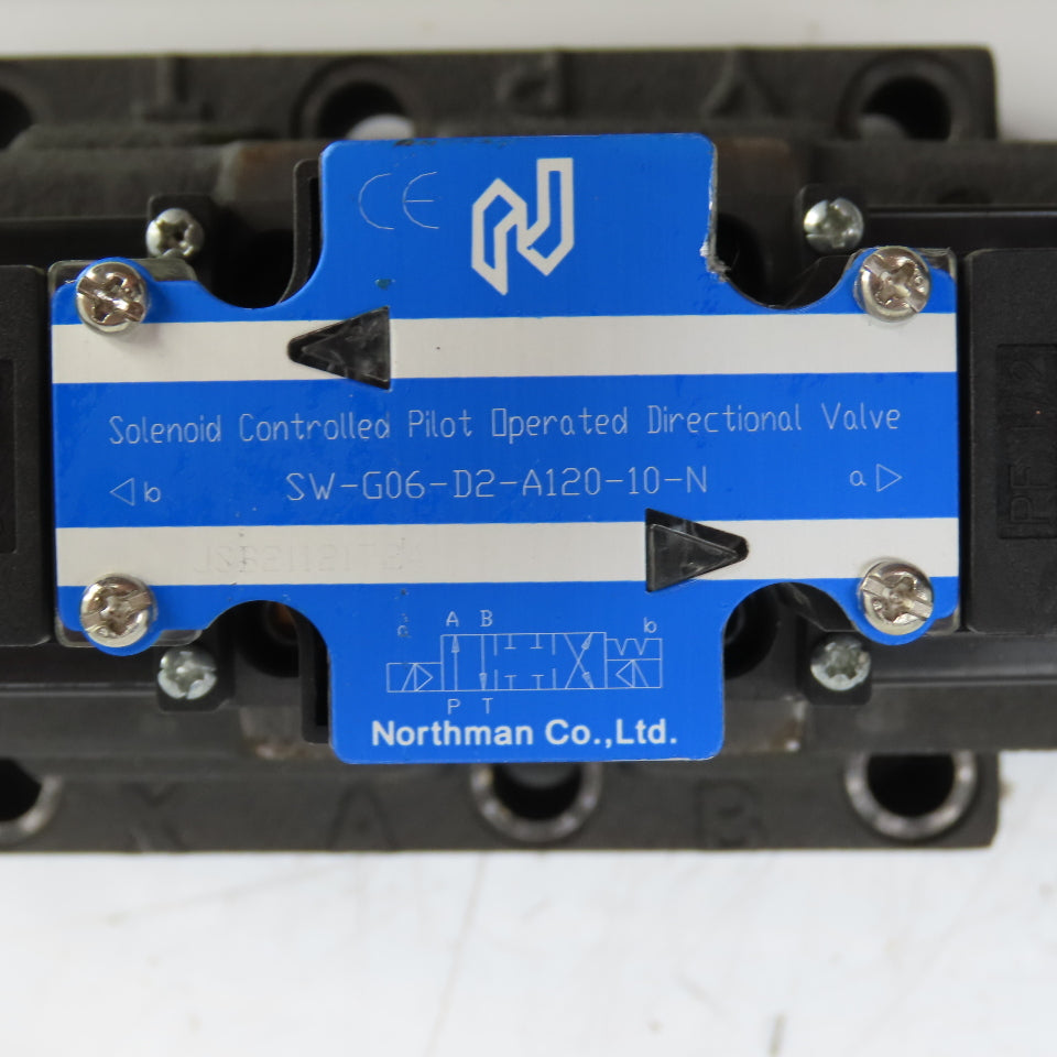Nothman SW-G06-D2-A120-10-N Pilot Operated Directional Control Valve 120V