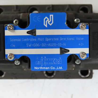 Nothman SW-G06-D2-A120-10-N Pilot Operated Directional Control Valve 120V