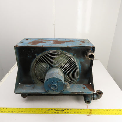 General Electric 1/4HP Air Cooled After Cooler Heat Exchanger 230/460V Tested