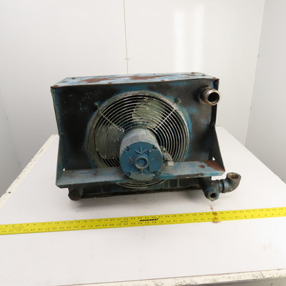 General Electric 1/4HP Air Cooled After Cooler Heat Exchanger 230/460V Tested
