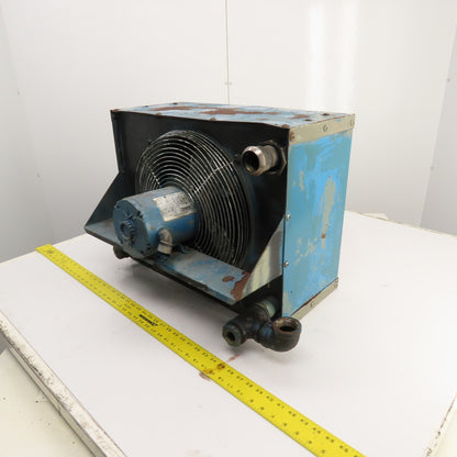 General Electric 1/4HP Air Cooled After Cooler Heat Exchanger 230/460V Tested