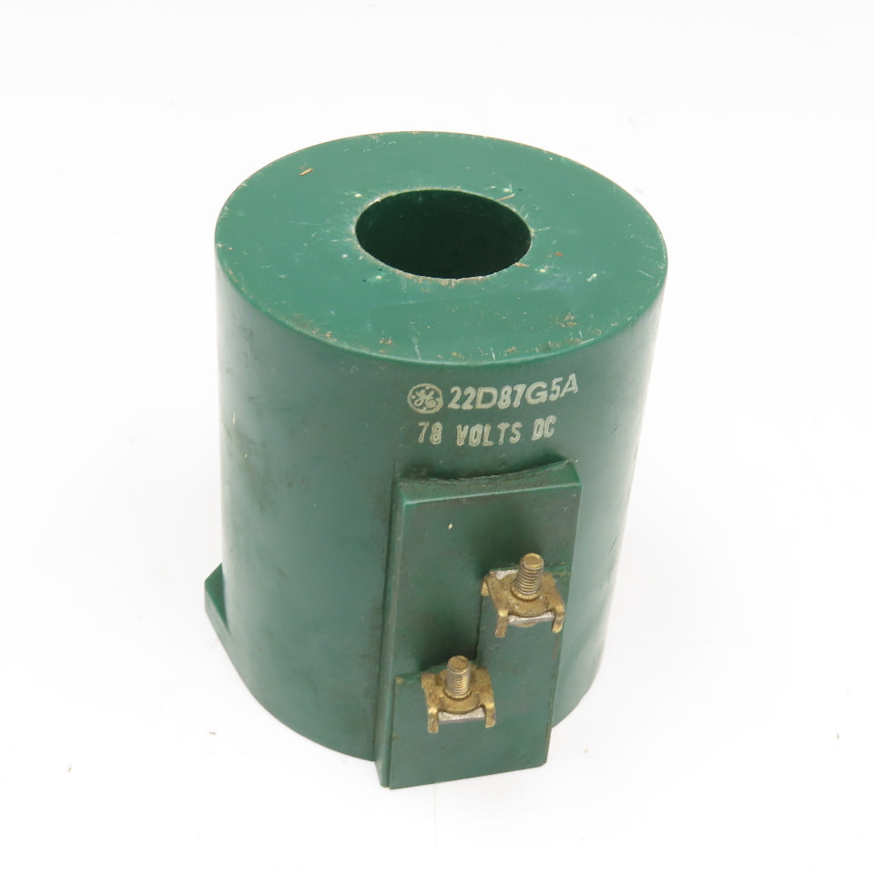 General Electric 22D87G5A 78VDC Solenoid Coil NOS
