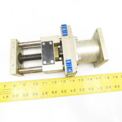 2-1/2" Travel Direct Drive Ball Screw Linear Guide Plate 85mm Motor Flange