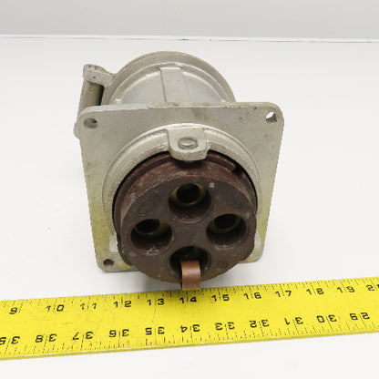 Russellstoll FCF7144 200a 600VAC 250VDC 3 Pole 4 Wire Female Receptacle