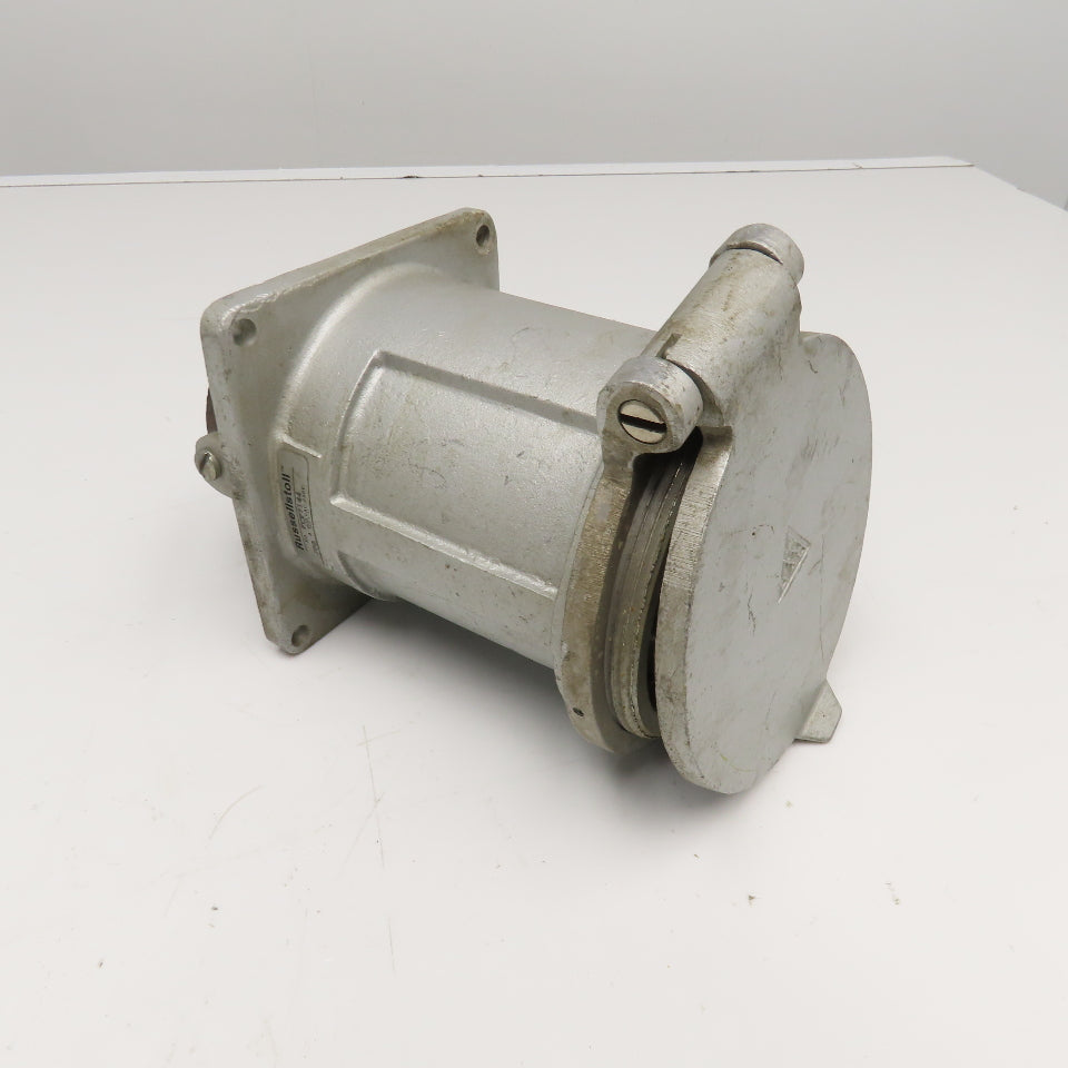 Russellstoll FCF7144 200a 600VAC 250VDC 3 Pole 4 Wire Female Receptacle