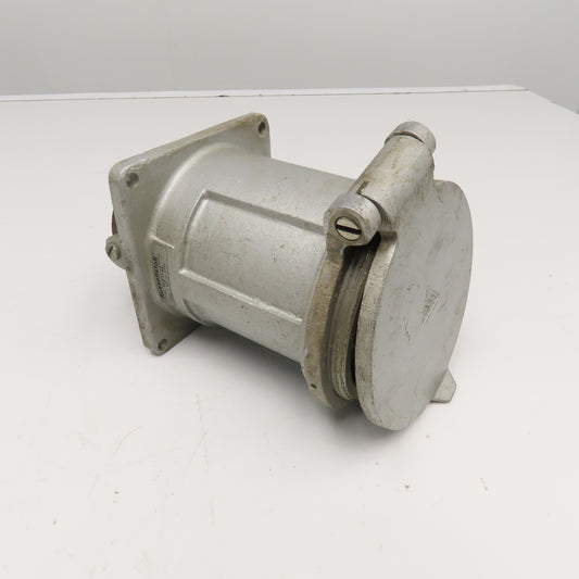 Russellstoll FCF7144 200a 600VAC 250VDC 3 Pole 4 Wire Female Receptacle