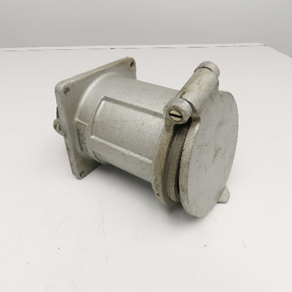 Russellstoll FCF7144 200a 600VAC 250VDC 3 Pole 4 Wire Female Receptacle