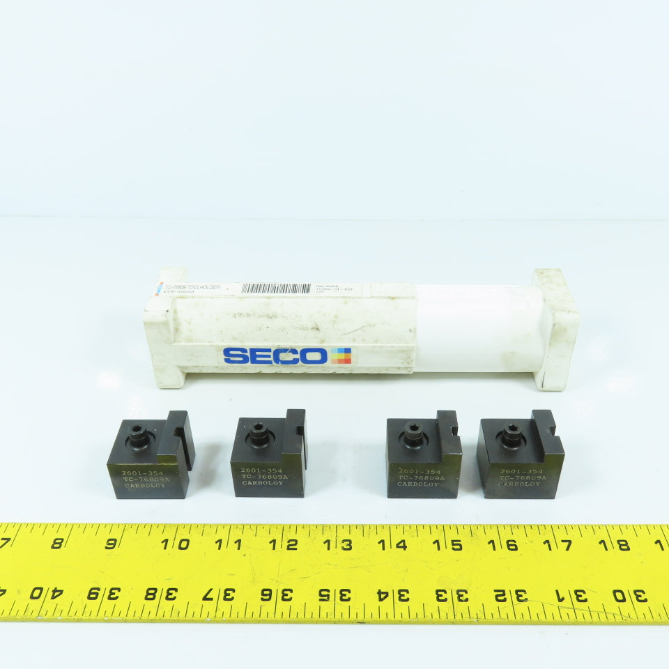 Seco TC-76809A 2601-354 Carboloy Tool Holder Lot Of 4