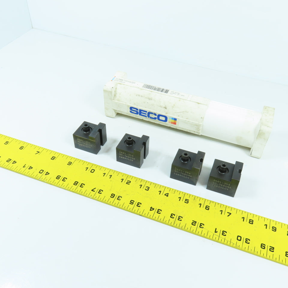Seco TC-76809A 2601-354 Carboloy Tool Holder Lot Of 4