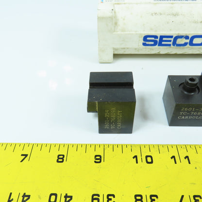 Seco TC-76809A 2601-354 Carboloy Tool Holder Lot Of 4