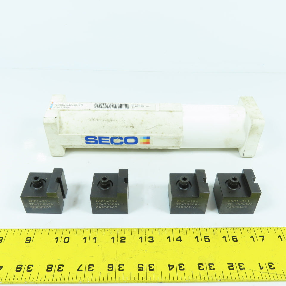 Seco TC-76809A 2601-354 Carboloy Tool Holder Lot Of 4