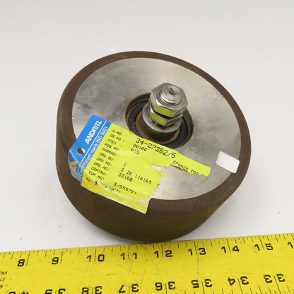 Andritz 34-27362/5 150mm x 60.50mm Wide Idle Roller Wheel M16-2.0 Axle