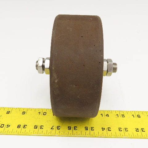 Andritz 34-27362/5 150mm x 60.50mm Wide Idle Roller Wheel M16-2.0 Axle