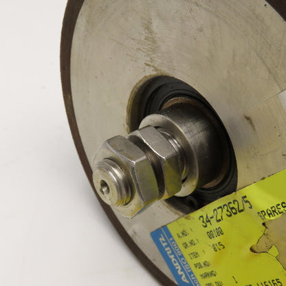 Andritz 34-27362/5 150mm x 60.50mm Wide Idle Roller Wheel M16-2.0 Axle