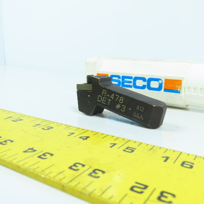 Seco TC-3547 EDP 44286 Carboloy Indexable Insert Tool Holder R-478 DET #3