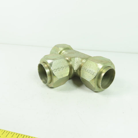 1-1/2" x 1-1/2" x 1-1/2" ID 3-Way Compression Brass Tee