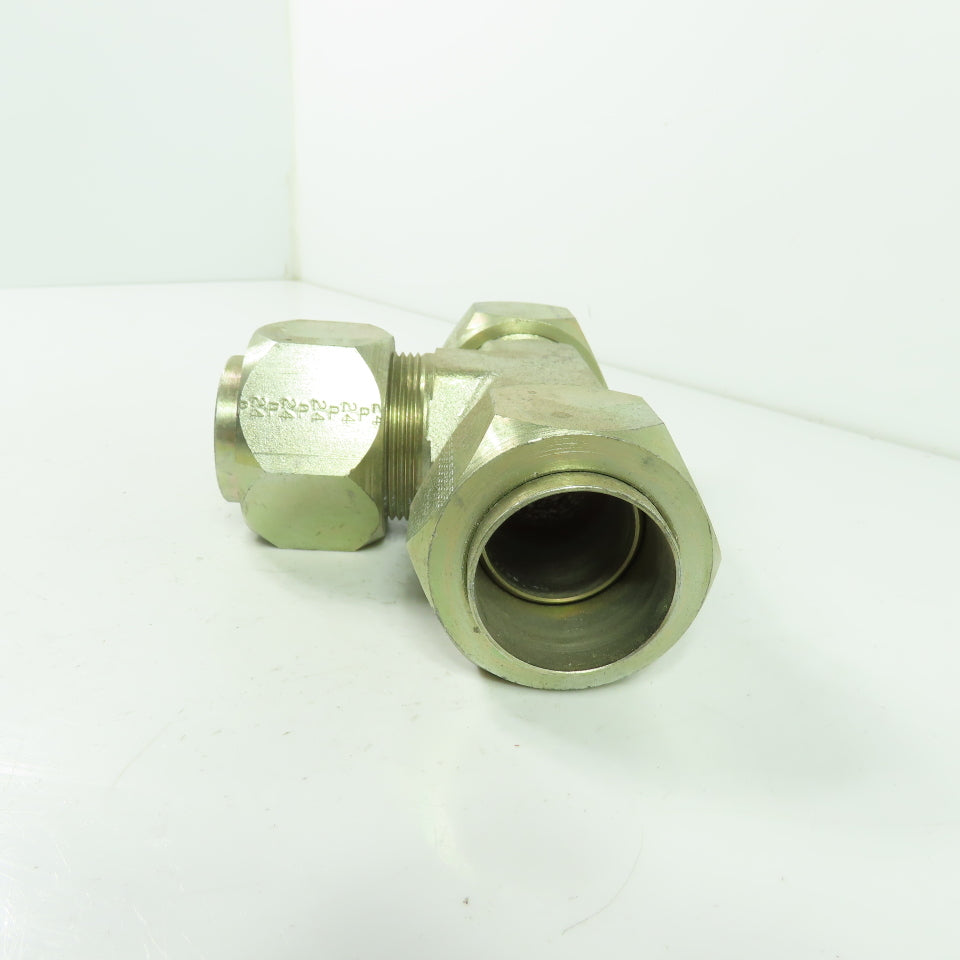 1-1/2" x 1-1/2" x 1-1/2" ID 3-Way Compression Brass Tee