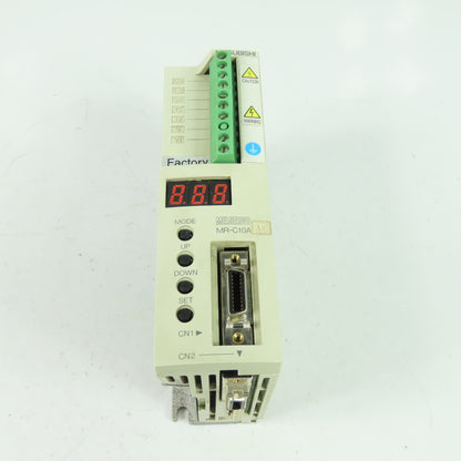 Mitsubishi MR-C10A-UE AC Servo Drive 100W Input: 1.5A 200-230V Output:170V 0.85A