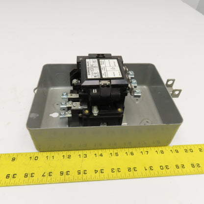 Siemens Allis CLA134C 480V Enclosed Lighting Contactor 30A Ballast 120V Coil NOS