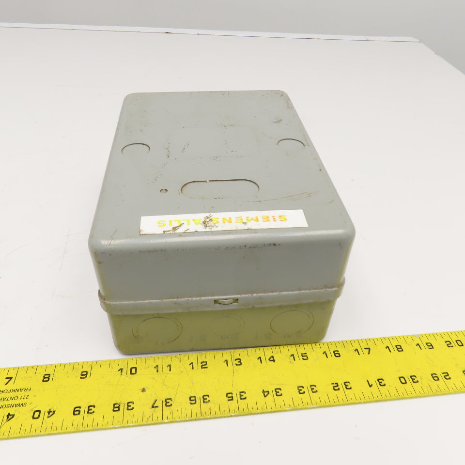 Siemens Allis CLA134C 480V Enclosed Lighting Contactor 30A Ballast 120V Coil NOS