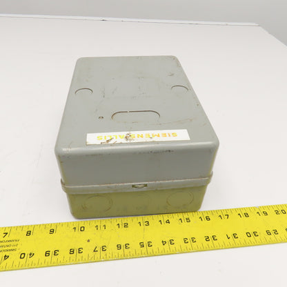 Siemens Allis CLA134C 480V Enclosed Lighting Contactor 30A Ballast 120V Coil NOS