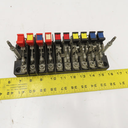 Sangamo 909533001 10 Pole Knife Switch Assembly From Unknown Meter Base