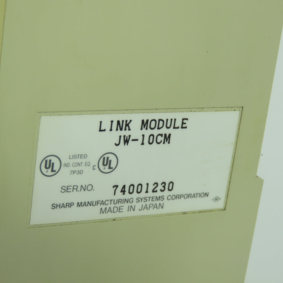Sharp JW-10CM Link Unit Control Terminal Module