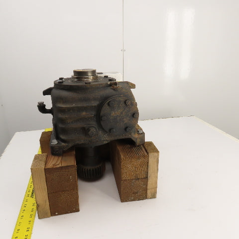 Cone Drive AT0080 U35FJ-7AXLZC289 15:1 Ratio Right Angle Gear Reducer 200RPM Out