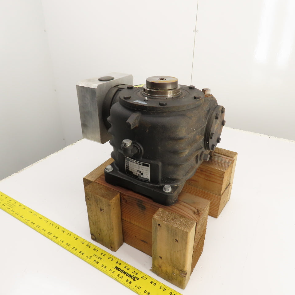 Cone Drive AT0080 U35FJ-7AXLZC289 15:1 Ratio Right Angle Gear Reducer 200RPM Out