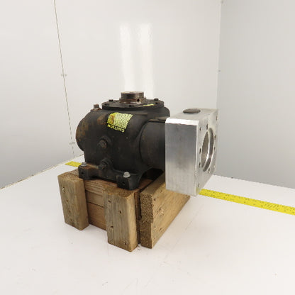 Cone Drive AT0080 U35FJ-7AXLZC289 15:1 Ratio Right Angle Gear Reducer 200RPM Out