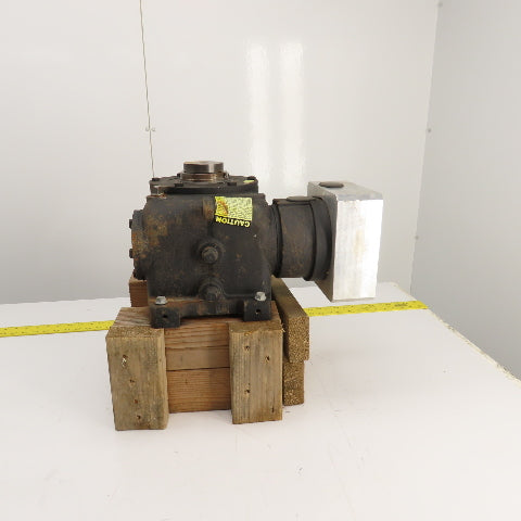 Cone Drive AT0080 U35FJ-7AXLZC289 15:1 Ratio Right Angle Gear Reducer 200RPM Out