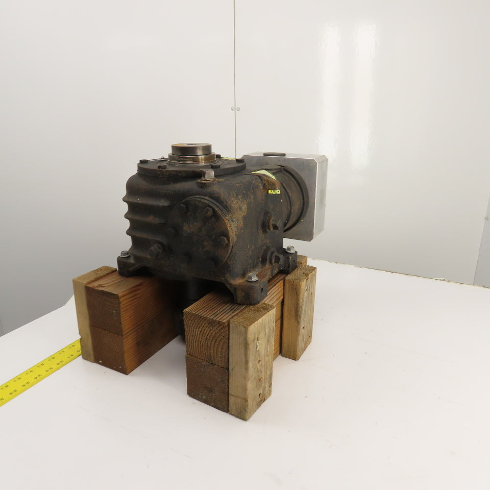 Cone Drive AT0080 U35FJ-7AXLZC289 15:1 Ratio Right Angle Gear Reducer 200RPM Out