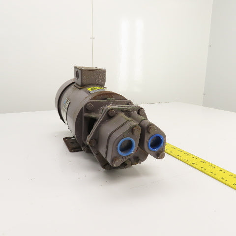 Nash 1HP Liquid Vacuum Pump 1" NPT MHC-15 230/460V 3PH 3450RPM 3.1A Tested