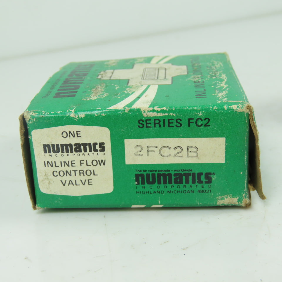 Numatics 2FC2B Inline Flow Control Valve 1/4" NPT