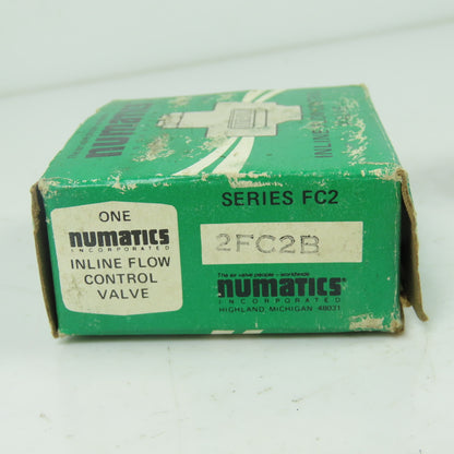Numatics 2FC2B Inline Flow Control Valve 1/4" NPT