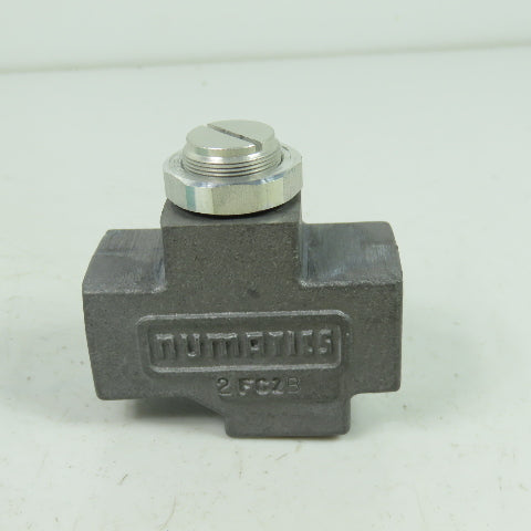 Numatics 2FC2B Inline Flow Control Valve 1/4" NPT