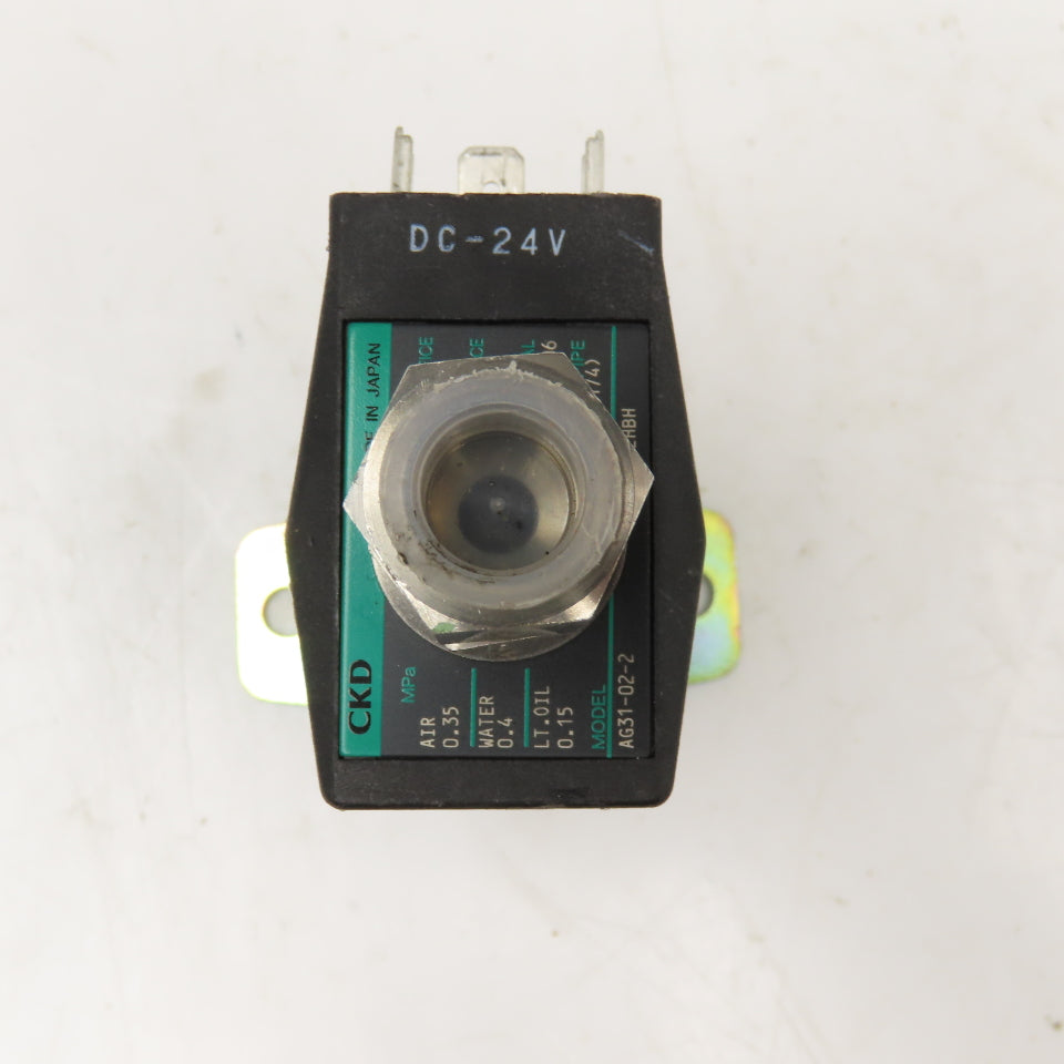 CKD AG31-02-2 G1/4 Solenoid Valve 24VDC Coil