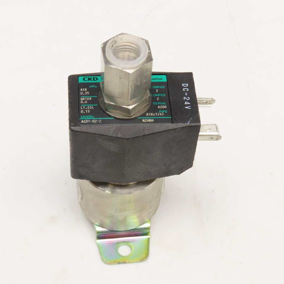 CKD AG31-02-2 G1/4 Solenoid Valve 24VDC Coil