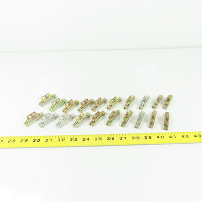 Idec BNL-6 Din Rail End Stop Clip Clamp Lot Of 20