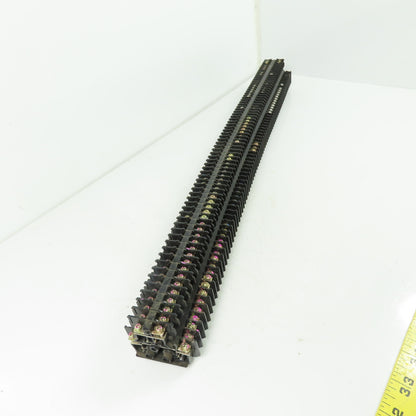 Idek BNDH15W Din Rail Terminal Block 600V 10A 22-14AWG Lot Of 70