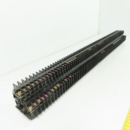 Idek BNDH15W Din Rail Terminal Block 600V 10A 22-14AWG Lot Of 70