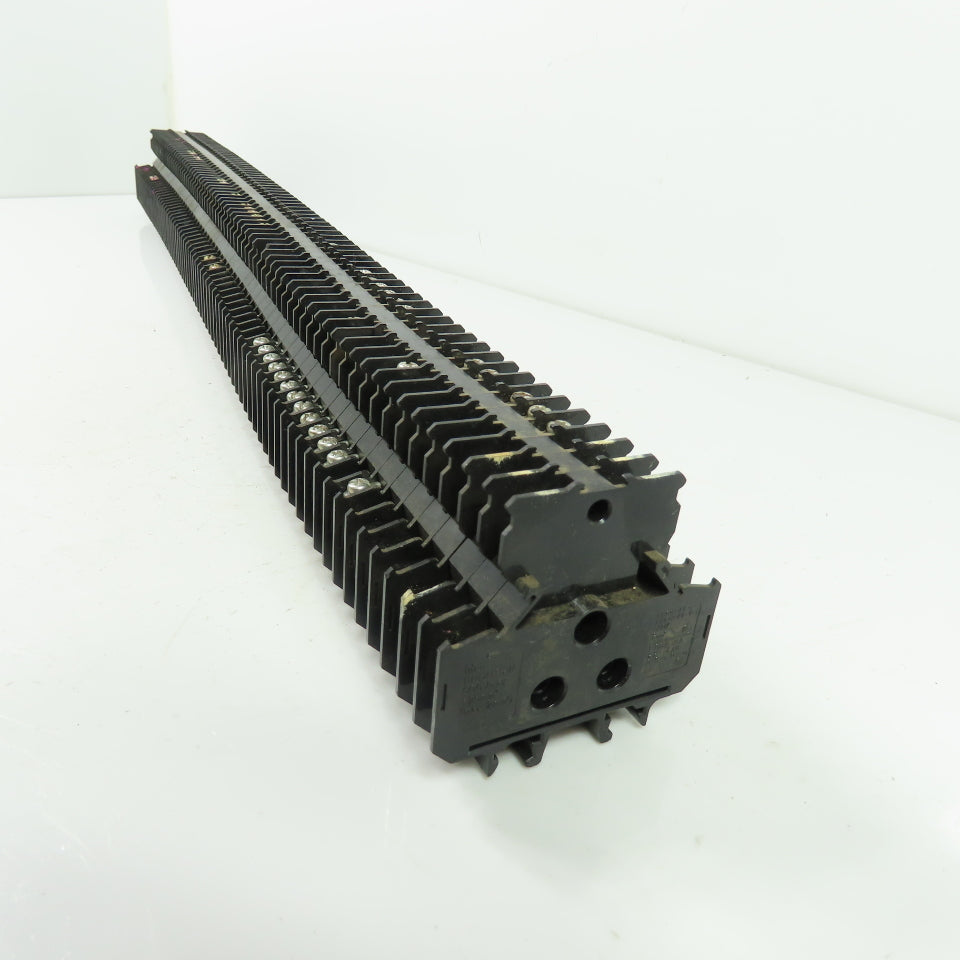 Idek BNDH15W Din Rail Terminal Block 600V 10A 22-14AWG Lot Of 70