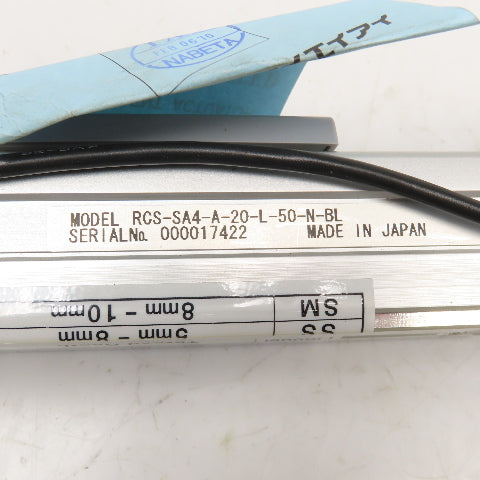 IAI RCS-SA4-A-20-L-50N-BL Robo Cylinder 50mm Stroke Linear Actuator