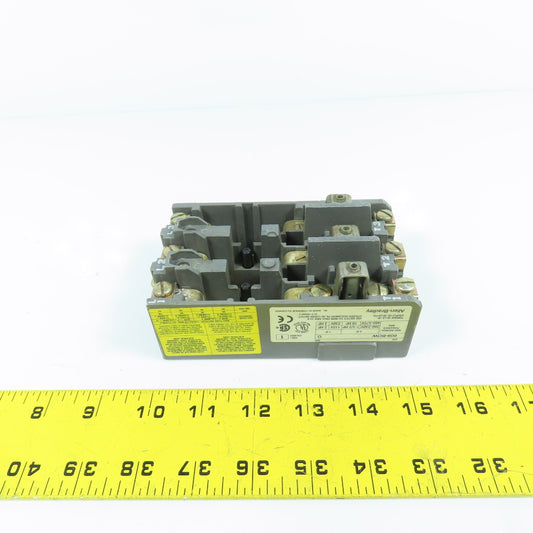 Allen Bradley 609-BOW Ser G 10HP NEMA Size 1 Manual Motor Starter (INCOMPLETE)
