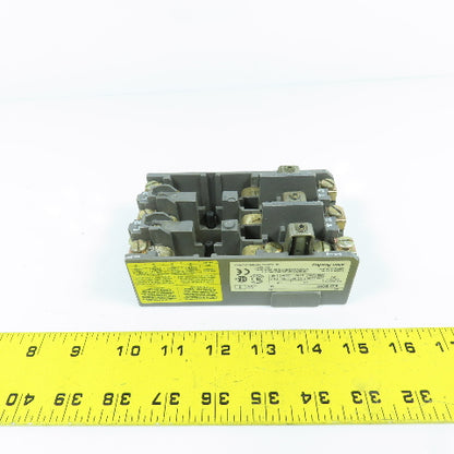 Allen Bradley 609-BOW Ser G 10HP NEMA Size 1 Manual Motor Starter (INCOMPLETE)
