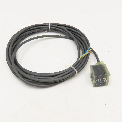 Lumberg VAD 1B-1-3 4A 24V AC/DC Solenoid Coil Power Cable 3M